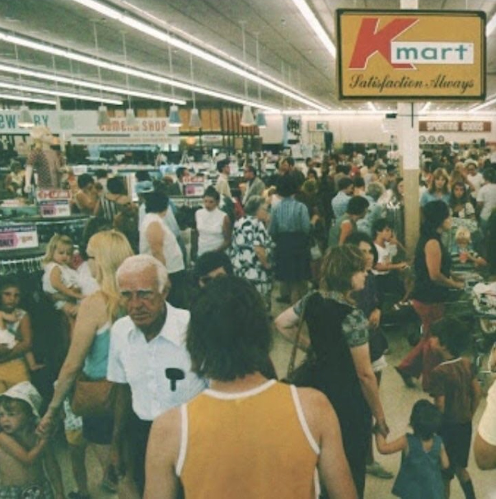 A busy Kmart store, 1970s. 